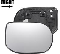 Glace De Rétroviseur Latéral Droit De Remplacement Avec Plaque De Support, Non Chauffée, En Verre Blanc Pour Honda Civic 2006-2011