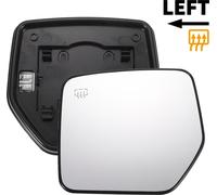 Glace De Rétroviseur Latéral Gauche De Remplacement Avec Plaque De Support Chauffante En Verre Blanc Pour Jeep Compass Patriot 2007-2017