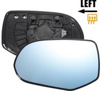 Glace De Rétroviseur Latéral Gauche De Remplacement Avec Plaque De Support Chauffante, Verre Bleu, Pour Honda Odyssey 2006-2008