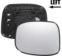 Glace De Rétroviseur Latéral Gauche De Remplacement Avec Plaque De Support, Non Chauffée, En Verre Blanc Pour Honda Civic 2012-2015 Avec Modèle De Lampe