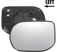 Glace De Rétroviseur Latéral Gauche De Remplacement Avec Plaque De Support, Non Chauffée, En Verre Blanc Pour Honda Civic 2006-2011
