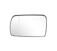 Glace De Rétroviseur Pour X5 E53 2000-2006 Cache De Rétroviseur Latéral Support Porte Garniture Anneau Lentille Cadre Boîtier Chauffant(White Left 1PC)