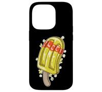 Glace d'eau Jaune sur bâton Coque pour iPhone 14 Pro