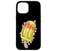 Glace d'eau Jaune sur bâton Coque pour iPhone 15