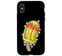 Glace d'eau Jaune sur bâton Coque pour iPhone X/XS