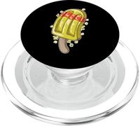 Glace d'eau Jaune sur bâton PopSockets PopGrip pour MagSafe