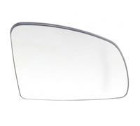Glace Dégivrante (Miroir) de Rétroviseur Avant Droit Extérieur Côté Passager Couleur Chrome avec Support compatible pour Meriva (X03) de 2003 à 2010-13148965 3781838 6428780