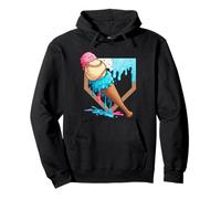 Glace Drip Baseball Boys Game Day Home Assiette goutte à goutte Sweat à Capuche