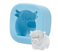 Glace en silicone de vache - Rafraîchisseur de boissons facile avec design flexible antiadhésif, cube de café, accessoire de fête compact, plateau de congélation pour cuisine, fête, maison