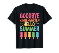 Glace GOODBYE Maternelle Bonjour Été Étudiant Professeur T-Shirt