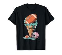 Glace goutte à goutte de football T-Shirt
