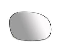 Glace (Miroir) de Rétroviseur Avant Droit Extérieur Côté Passager Couleur Chrome avec Support compatible pour C2 C3 I C3 PLURIEL XSARA PICASSO 1007 206 206 + - 8151.CG 8151.CJ 8151.GC 8151.GJ 8151.QR