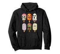 Glace Monstre d'halloween Amusante pour garçons et Filles Sweat à Capuche