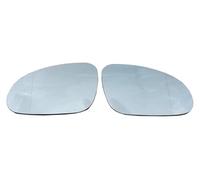 Glace Rétroviseur Chauffante Pour VW Pour Golf 5 MK5 Pour Passat B6 2005 2006 2007 2008 2009 Remplacement Lentille En Verre 3C0857521 3C0857522 Miroir D'Aile Voiture(A pair Blue)