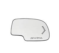 glace rétroviseur Compatible avec Suburban 1500 2500 2003 2004 2005 2006 Plaque lumineuse de clignotant chauffante en verre de rétroviseur d'aile de porte(1pc Right)