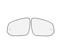 Glace rétroviseur Compatible Avec Toyota Pour Wildlander 2020-2024 Chauffage Avec Motif De Lumière D'angle Mort Lentille De Rétroviseur Lentilles Réfléchissantes En Verre