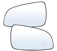 Glace Rétroviseur Extérieur Pour Opel Pour Astra H 2004-2009 Avec Plaque Électrique Transparente Rétroviseur Latéral Chauffant Et Convexe(LeftRight)