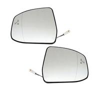 Glace Rétroviseur Pour Ford Pour Focus Pour MK2 Pour MK3 Pour Mondeo Pour MK4 Dégivrage Portière Rétroviseur Extérieur Angle Mort(Pair(L R))
