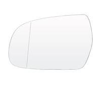 Glace Rétroviseur Remplacement Rétroviseur Extérieur Chauffant Grand Angle Convexe Avec Plaque Pour A4 2010-2016 Et A5 2010-2017 Rétroviseur Extérieur Verre(Left)