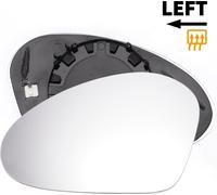 Glaces De Rétroviseur Latéral Gauche De Remplacement Avec Plaque De Support Convexe Chauffante En Verre Blanc pour SEAT Altea 2004-2006 pour SEAT Cordoba Ibiza 2002-2009