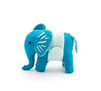 GLACIART ONE Aiguilles à coudre & Coussin à épingles Éléphant | Grande taille avec manchon pour fournitures de couture artisanale et poche pour ciseaux | Aussi pour les épingles/aiguilles à quilter