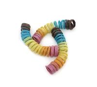 Glaciart One Jouet à ressort en feutre pour chat - 3 pièces - Enrichissement doux - 100% laine naturelle - Jeu interactif extensible et extensible - Sans danger pour les animaux de compagnie