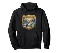 Glacier Bay National Park Alaska Nouveauté Graphique Souvenirs Sweat à Capuche