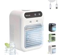 Glacier Breeze Ac, 2025 New Glacier Breeze Portable Air Conditioner Fan Instant Cooling, Ultra-Quiet, Evaporative Cooler Portable Ac, Stay Chilling Cool This Summer (White)
