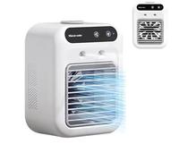 Glacier Breeze AC, Mini refroidisseur d'air portable AC avec 2 vitesses, climatiseur ultra silencieux avec réservoir d'eau intégré de 500 ml pour la maison, le bureau