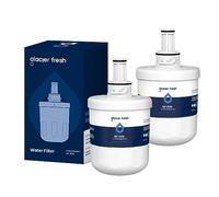 GLACIER FRESH DA29-00003G Lot de 2 filtres à eau pour réfrigérateur DA29-00003G, DA29-0003B, DA29-0003A, Aqua-Pure Plus, HAFCU1, WSS-1, FMS-1, RFG237AARS, RS22HDHPNSR, RSG257AARS,