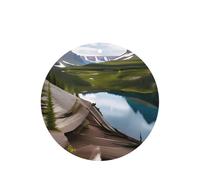 Glacier National Park Lot de 10/24 désodorisants ronds à suspendre pour intérieur de voiture Parfum lavande