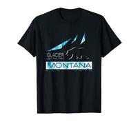 Glacier National Park Montana avec ours et montagnes T-Shirt