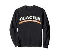 Glacier National Park Montana Montana Mountain Sunset Front & Back Sweatshirt