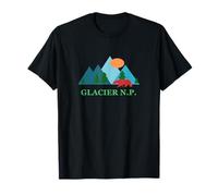 Glacier National Park Nature Scene Vacation Souvenir T-Shirt