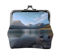 Glacier National Park - Porte-monnaie compact pour femme avec serrure imperméable pour cadeaux de voyage, Noir , Taille unique, Sac à dos décontracté