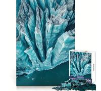 Glacier Perito Moreno Argentine Puzzle 1000 pièces pour Adolescents, Jeu de réflexion apaisant, découpe de qualité supérieure, Cadeau de Noël (38x52cm)