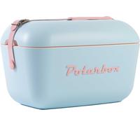 Glacière Polarbox 20L Design rétro Sac isotherme camping vintage - Couleur : Celeste/Asa Rosa