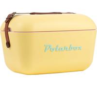 Glacière - POLARBOX - Yellow - 20L - Durable - Sangle en cuir réglable - Isolation thermique