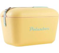 Glacière - POLARBOX - Yellow - 20L - Durable - Sangle en cuir réglable - Isolation thermique