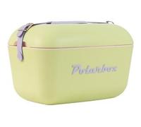 Glacière 20L Vert Lime Pop - logo et sangle violets POLARBOX