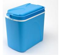 Glacière 24 litres plastique bleu blanc 40x25x38cm Sac isotherme