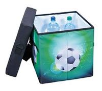 Glacière 3-en-1 pouf pliable à emporter partout, modèle "foot"