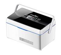 Glacière à insuline portable pour réfrigérateur, glacière à médicaments, rechargeable par USB, à température constante, avec sac et poignée, glacière à insuline pour voiture, 235 × 125 × 150