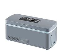 Glacière à insuline portable pour réfrigérateur, réfrigérateur à médicaments, boîte de voyage USB automatique, sac isotherme à 2 à 8 degrés, refroidisseur pour voyage, ménage, stockage de mé