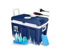 Glacière à roulettes 40L - KESSER - Thermoélectrique - 12V/230V - Bleu Marine - Classe A++