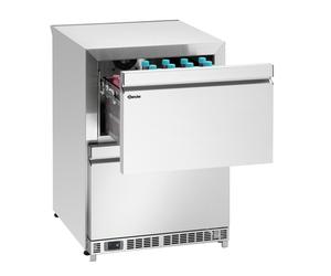 Glacière à tiroirs 600S2 avec 2 tiroirs - 600x600x (h) 845mm