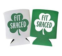 Glacière amusante pour la Saint-Patrick - Glacière à canettes pour la Saint-Patrick - Cadeau de fête de la Saint-Paddy (vert, blanc, 2)