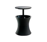 Keter Table de cocktail Cool Bar Rotin anthracite 17194548