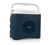 Campart Glacière électrique Arendal - 29 L - 2 compartiments avec cloison amovible - Adaptée pour bouteilles de 2 L - Port USB - Prise allume-cigare & secteur - Maintien au chaud - CB-8630