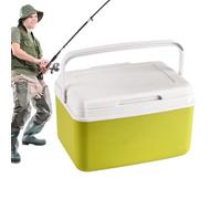 Glacière Camping 6L/9L - Mini Réfrigérateur Portable Pour Aventures Extérieures | Glacière Rigide Portable Avec Packs De Glace | Boîte Isotherme Pour Camping Voyage Plage Kayak Voiture Pêche, Contient